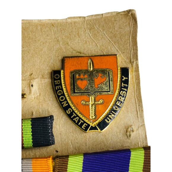 Vintage ROTC Pins Bar Oregon State University Lot of 4s - Picture 5 of 7